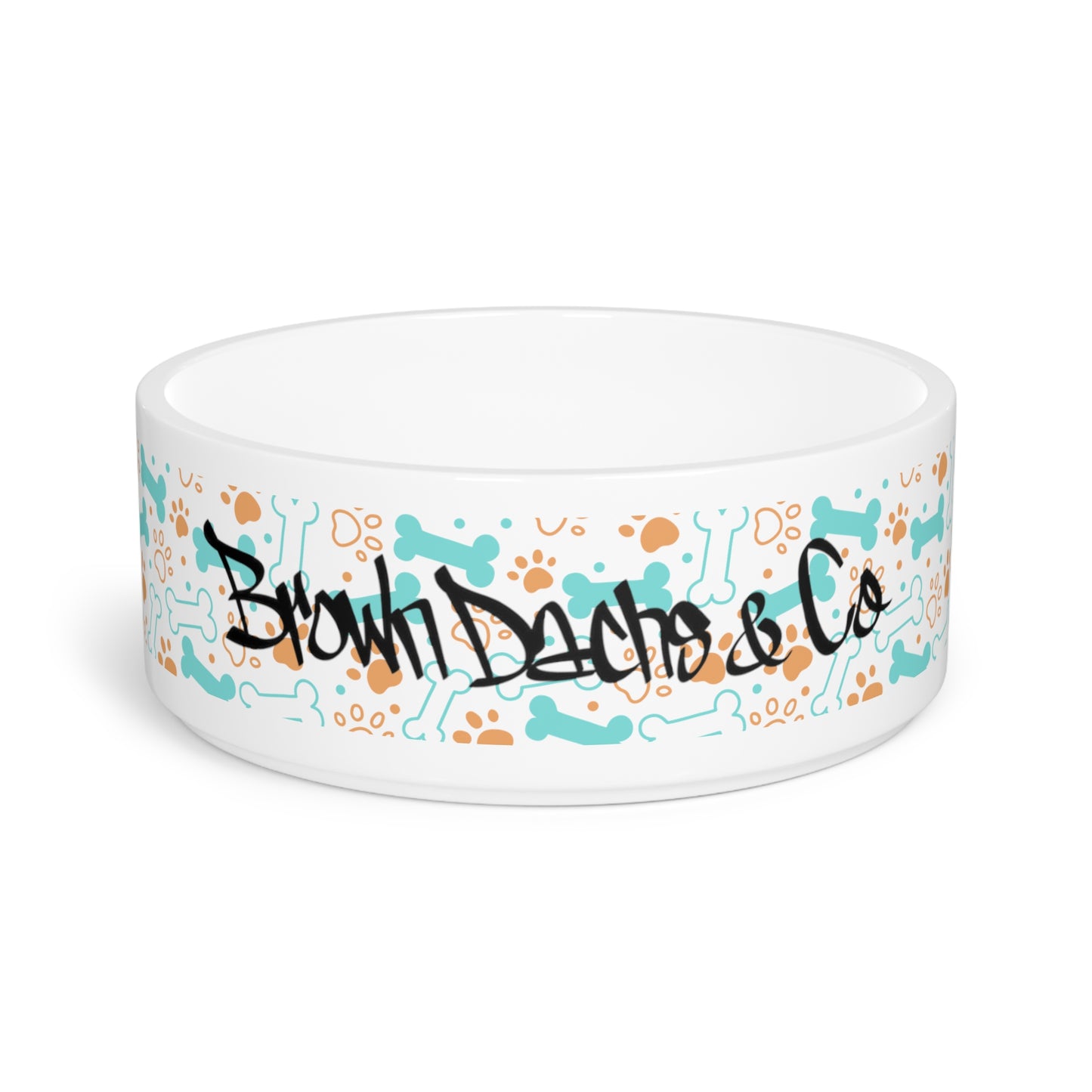 Brown Dachs Pet Food Bowl - 16oz